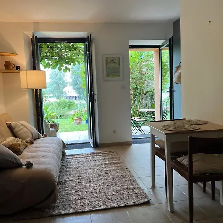 River View With Garden In